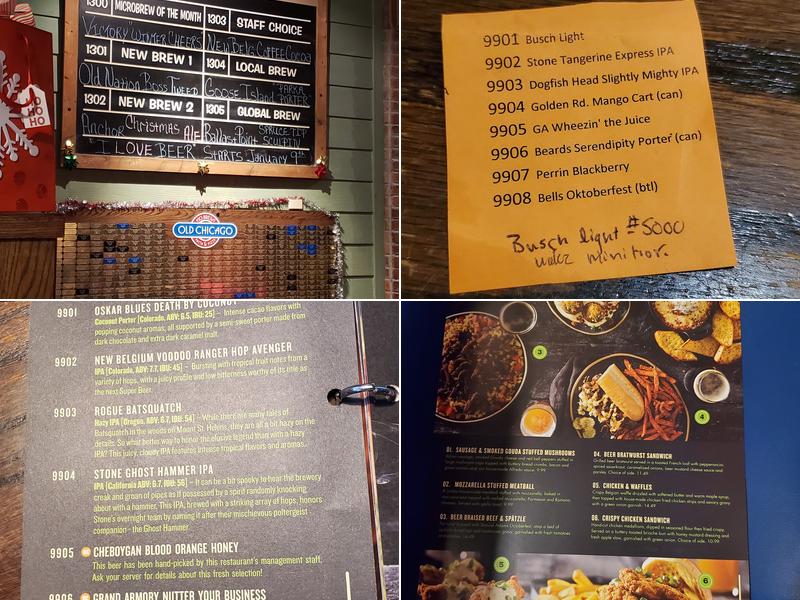 Old Chicago Pizza + Taproom Menu