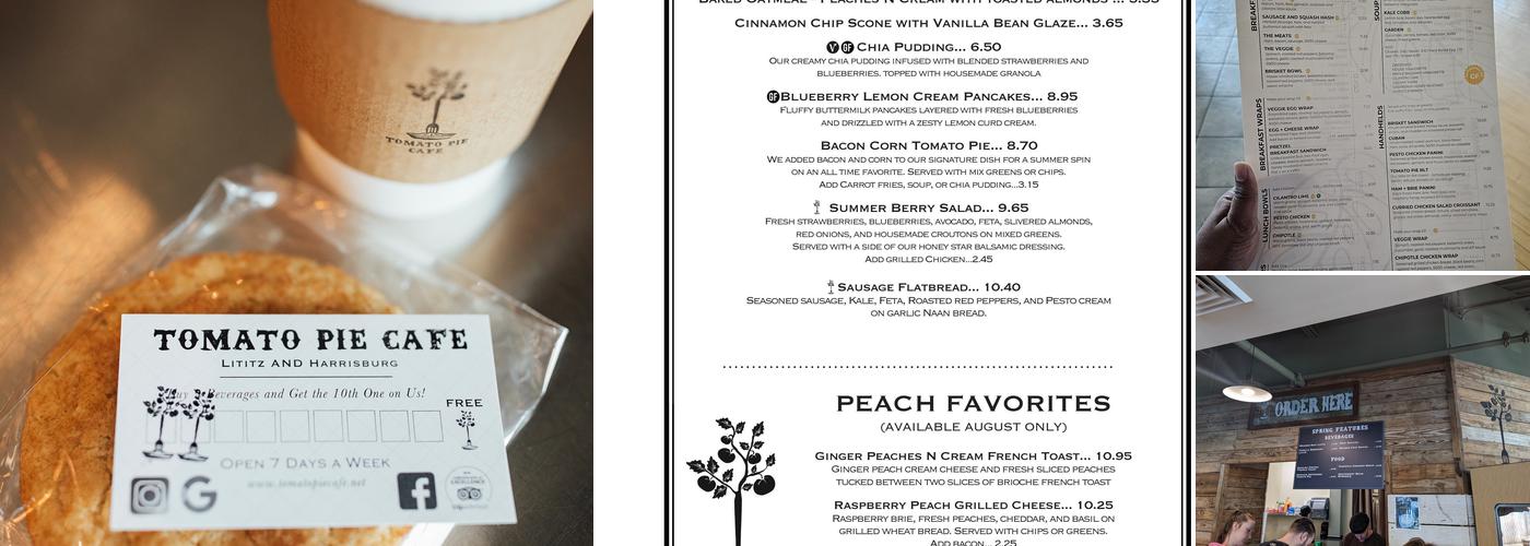 Tomato Pie Cafe Menu