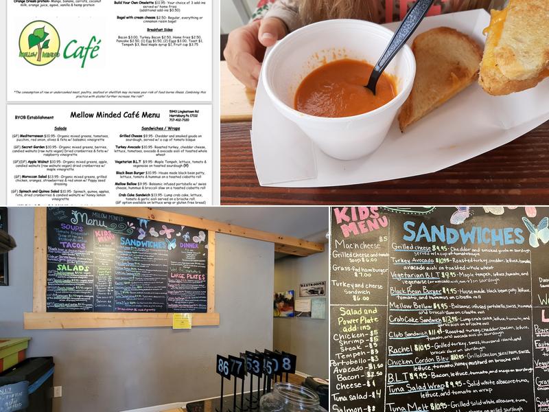 Mellow Minded Café Menu