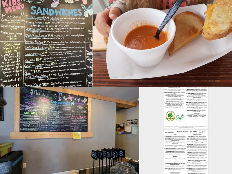 Mellow Minded Café Menu