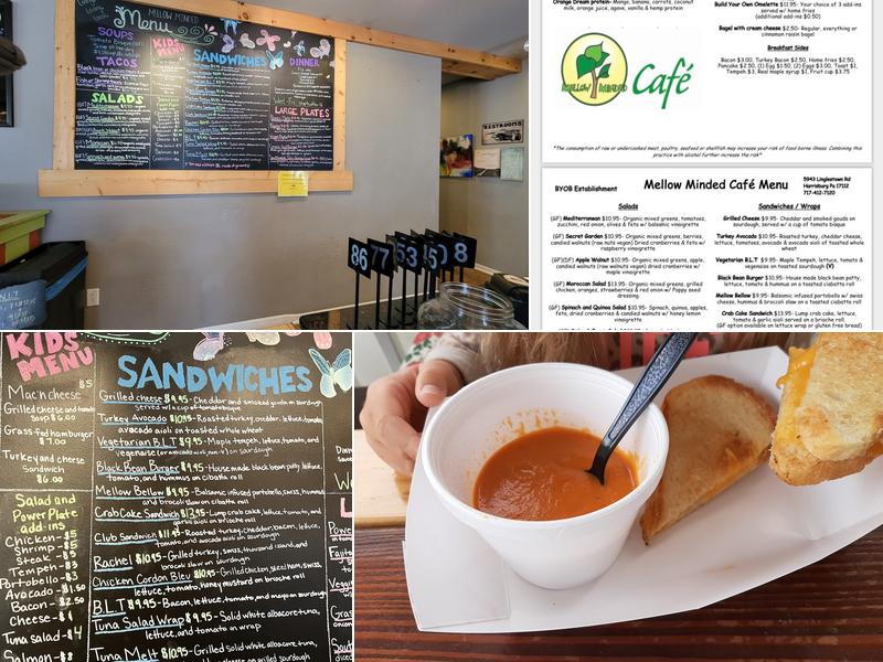 Mellow Minded Café Menu