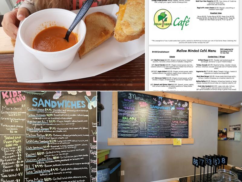 Mellow Minded Café Menu