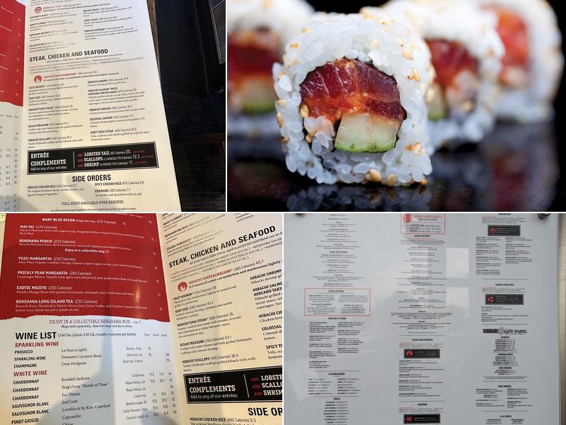 Benihana Menu