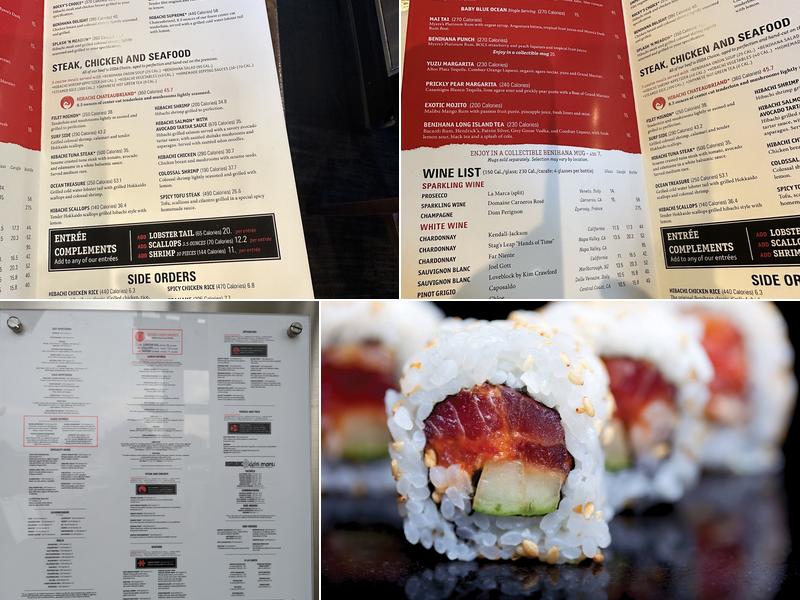 Benihana Menu