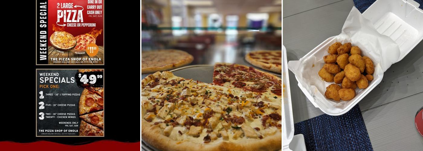 The Pizza Shop Enola Menu