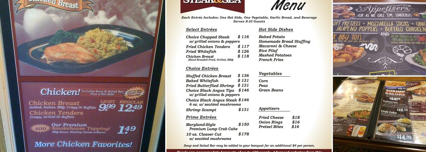 Hoss's Steak & Sea House Menu