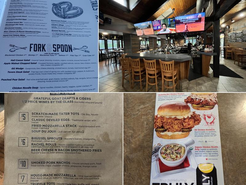 Grateful Goat Brewing & Provisions Menu