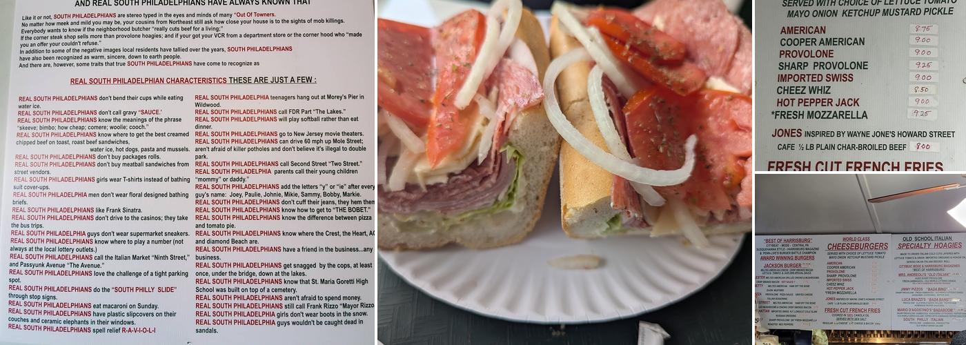 The Jackson House Menu