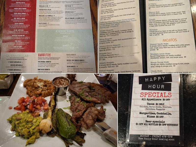 El Sol Mexican Restaurant Menu