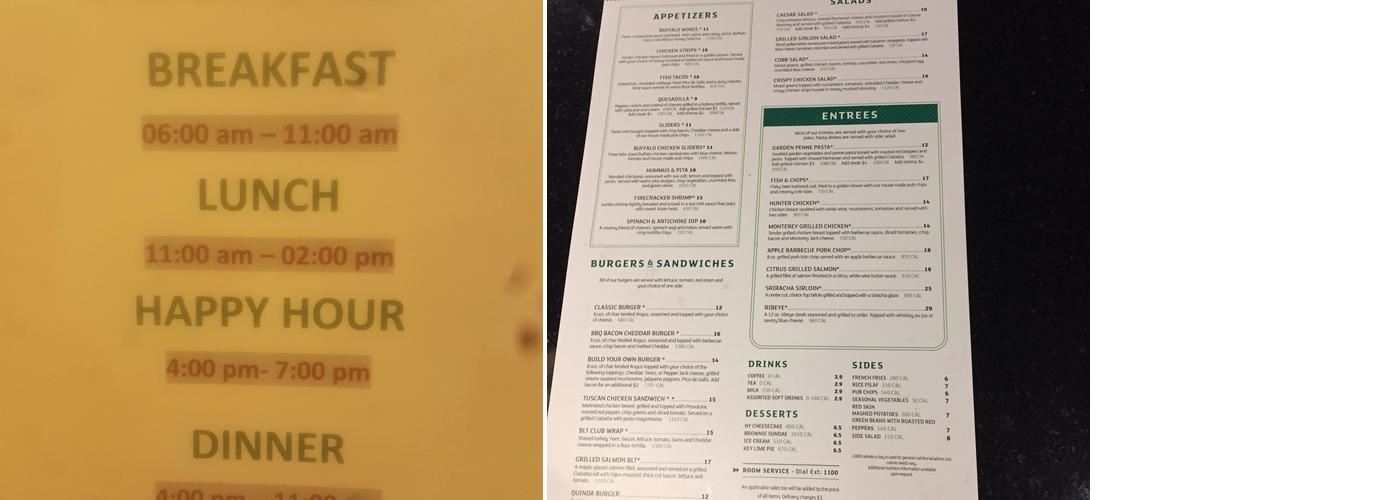 330 Bistro Bar & Grill Menu