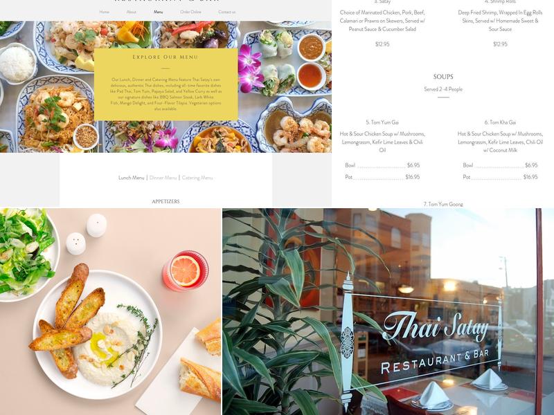 Thai Satay Restaurant & Bar Menu