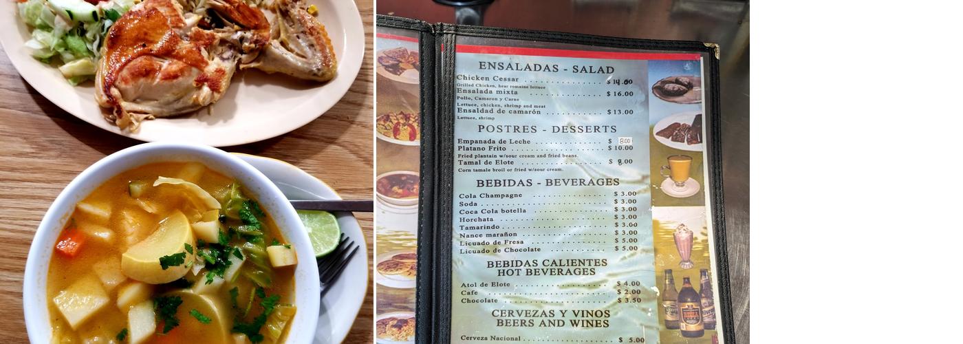 Montecristo Menu