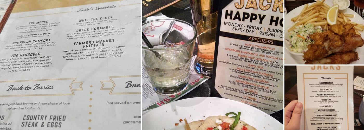Jack's Restaurant & Bar Menu