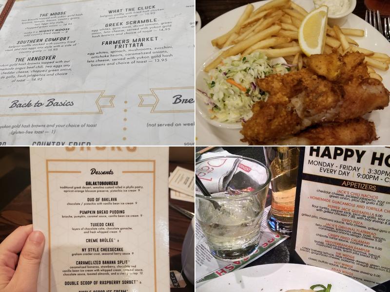 Jack's Restaurant & Bar Menu