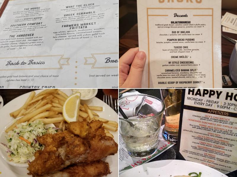 Jack's Restaurant & Bar Menu