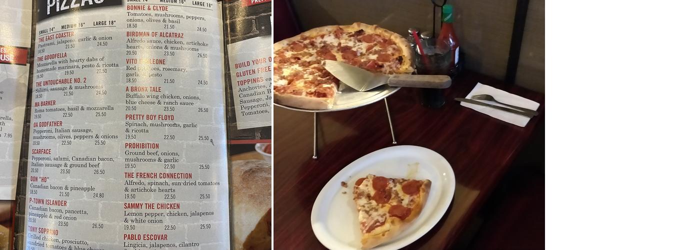 Good Fellas Pizza & Pasta Menu