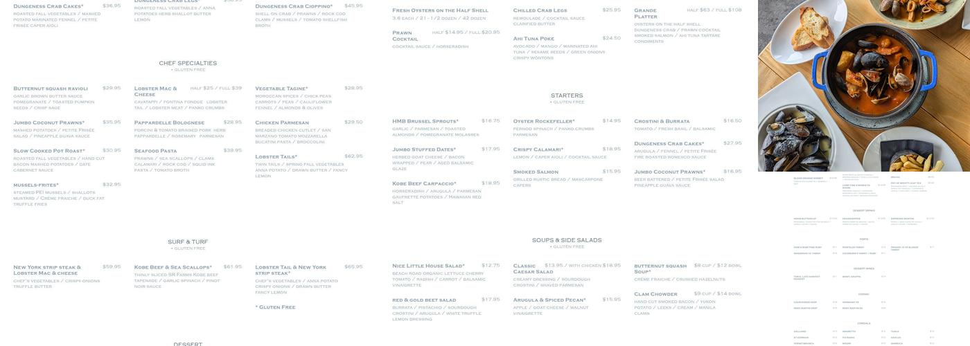 Moonraker Menu