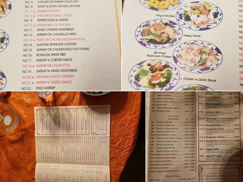 Peking Menu
