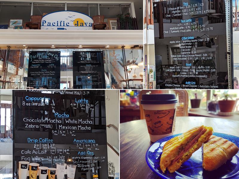 Pacific Java Cafe Menu