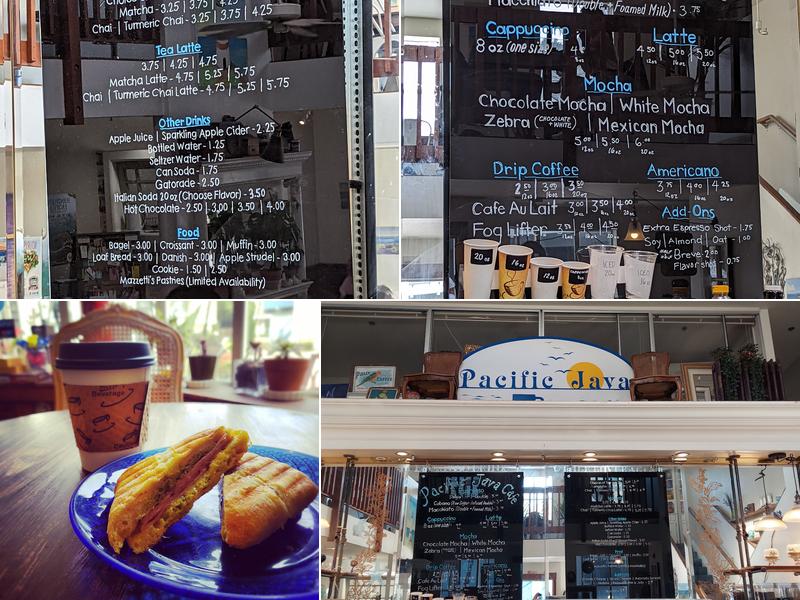 Pacific Java Cafe Menu