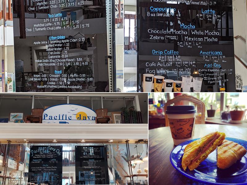 Pacific Java Cafe Menu