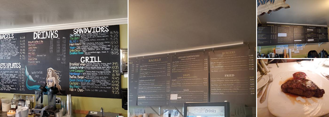 Cafe Pacifica Menu