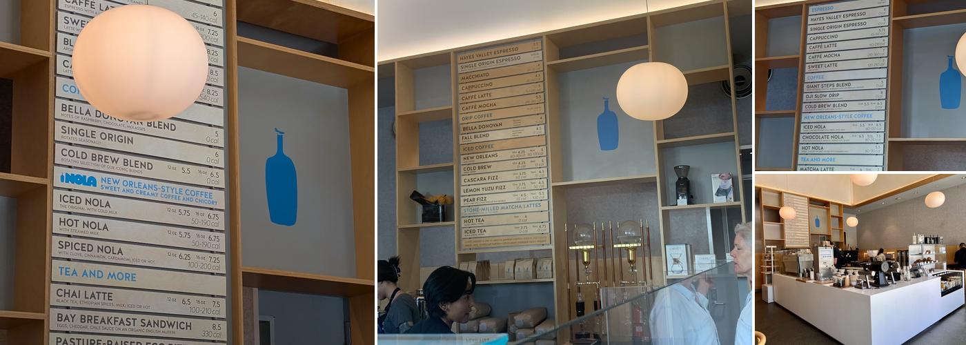 Blue Bottle Coffee Menu