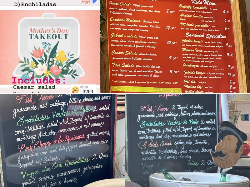 Gabriel & Daniel's Mexican Grill Menu