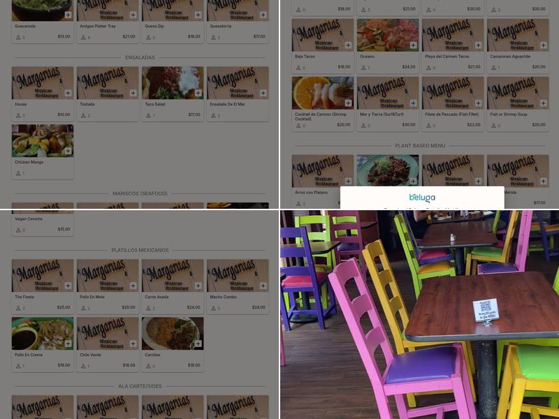 Margaritas Mexican Restaurant Menu