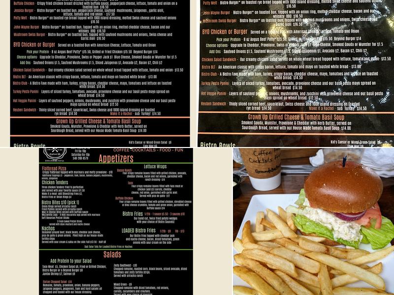 Grounds Bistro & Café Menu