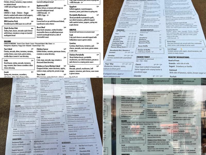 Breakers Breakfast, Brunch & Lunch Menu