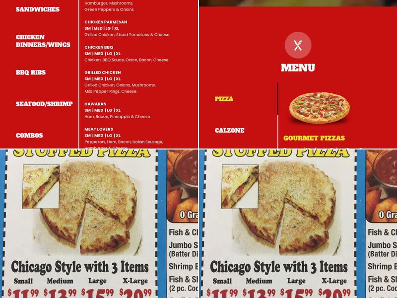 Pizza Square Menu