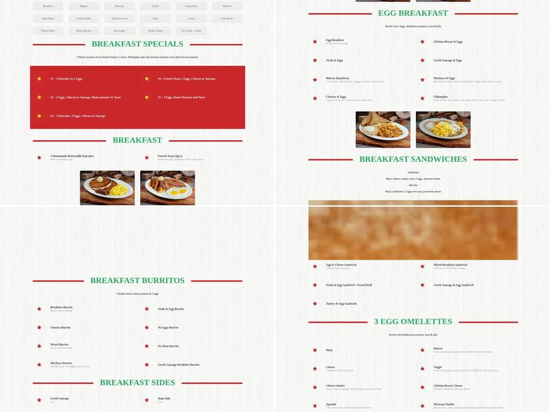 Tom's #1 World Famous Chili Burgers Menu