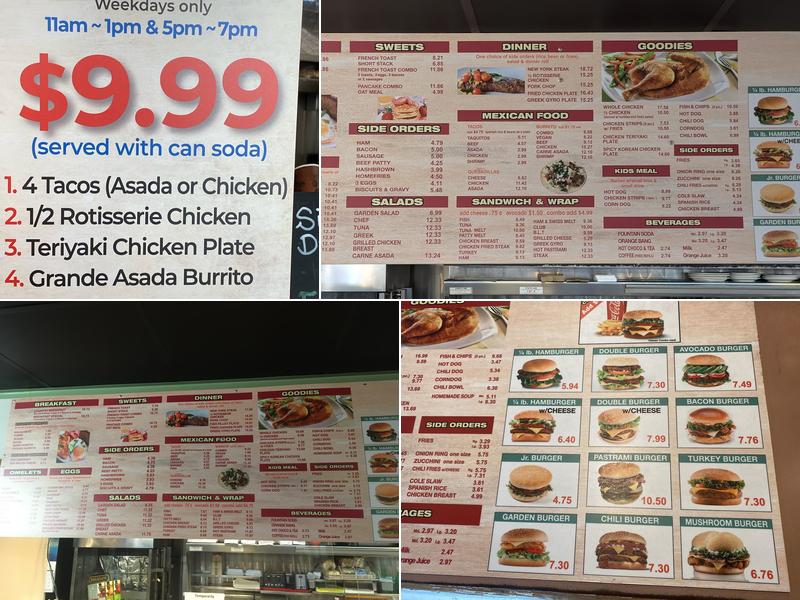 Classic Burger in Redondo beach Menu