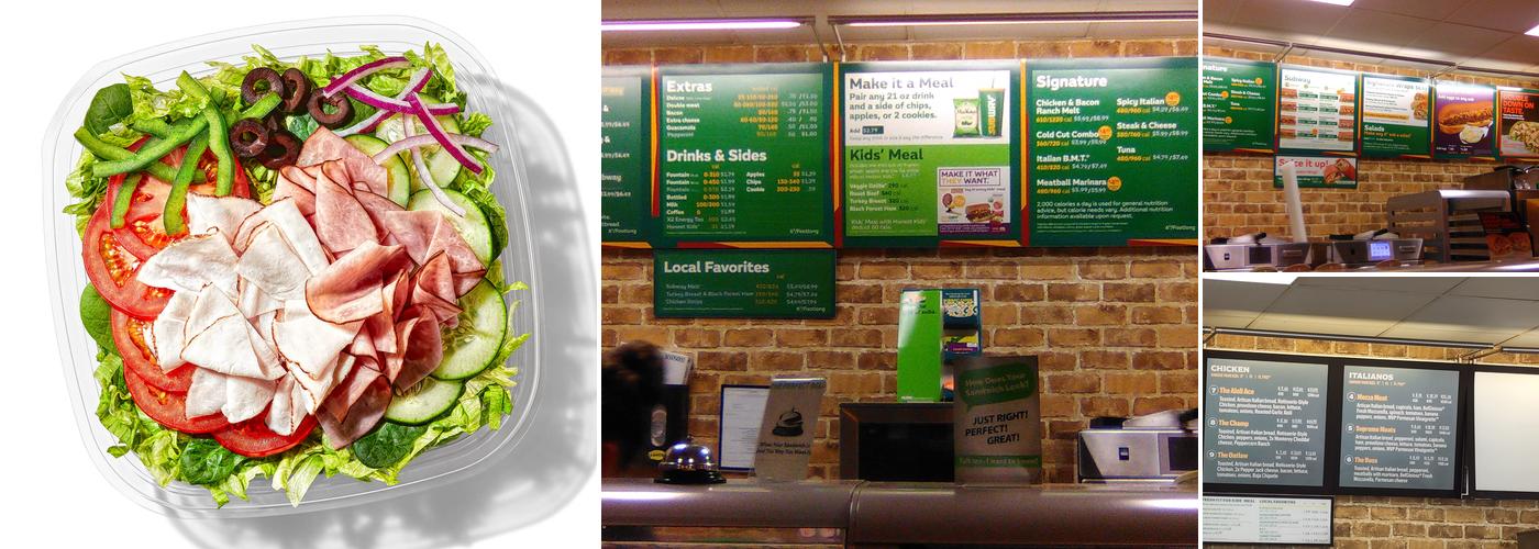 Subway Menu
