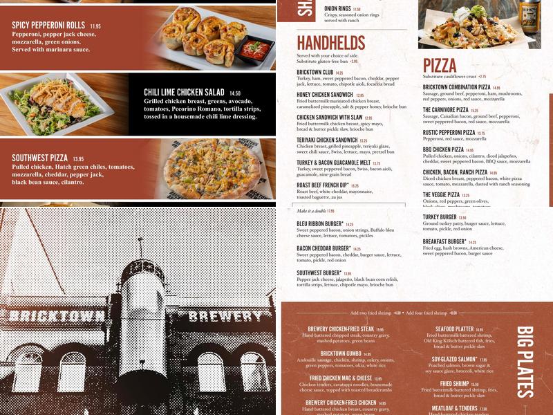 Bricktown Brewery Menu