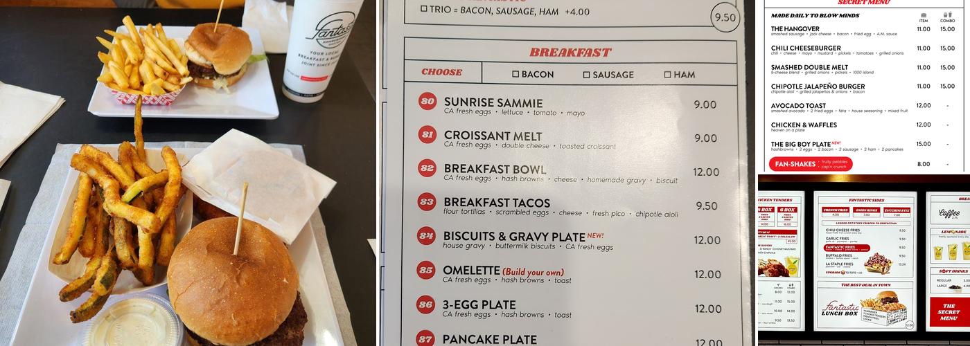 Eat Fantastic Menu