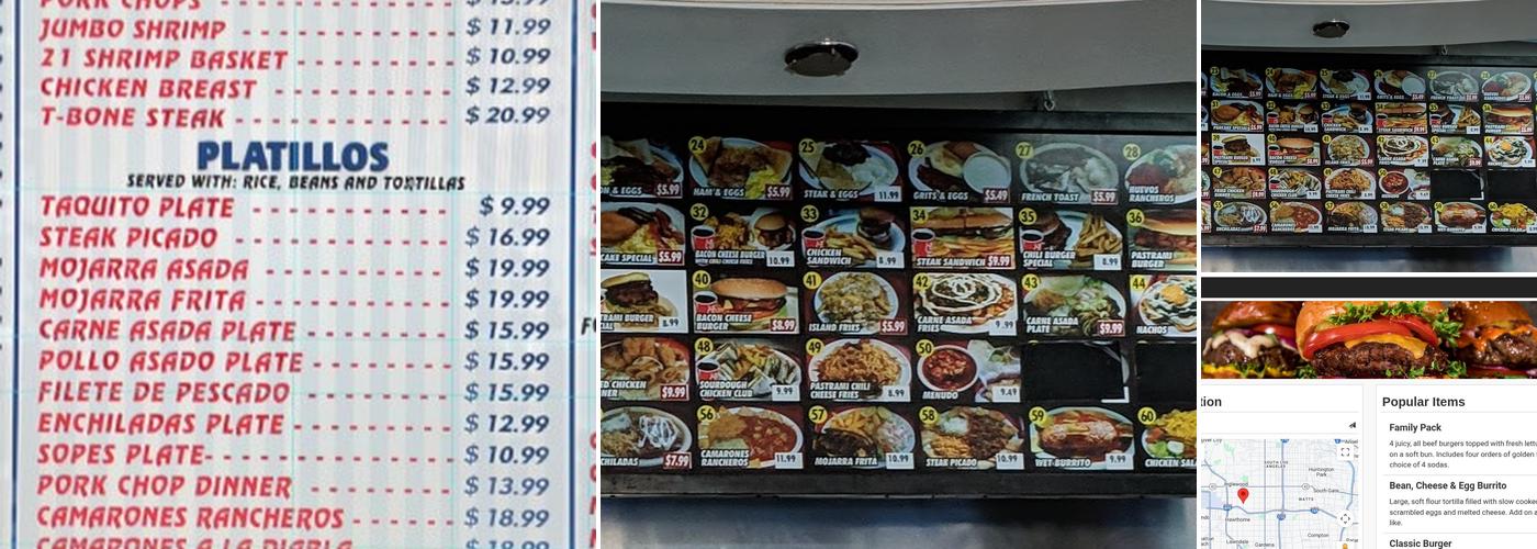 Durango Burger #2 Menu