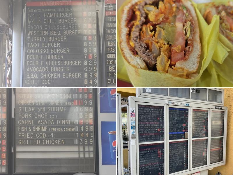 Bruno's Burgers Menu