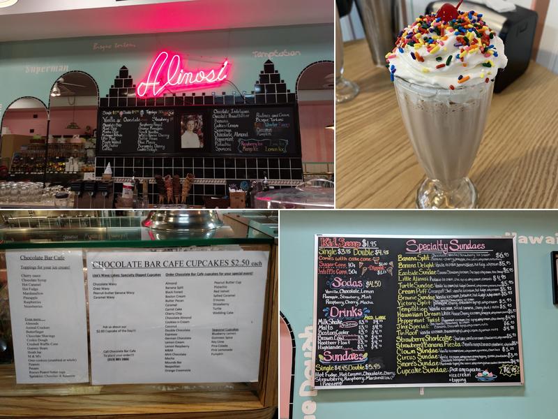 Chocolate Bar Cafe Menu