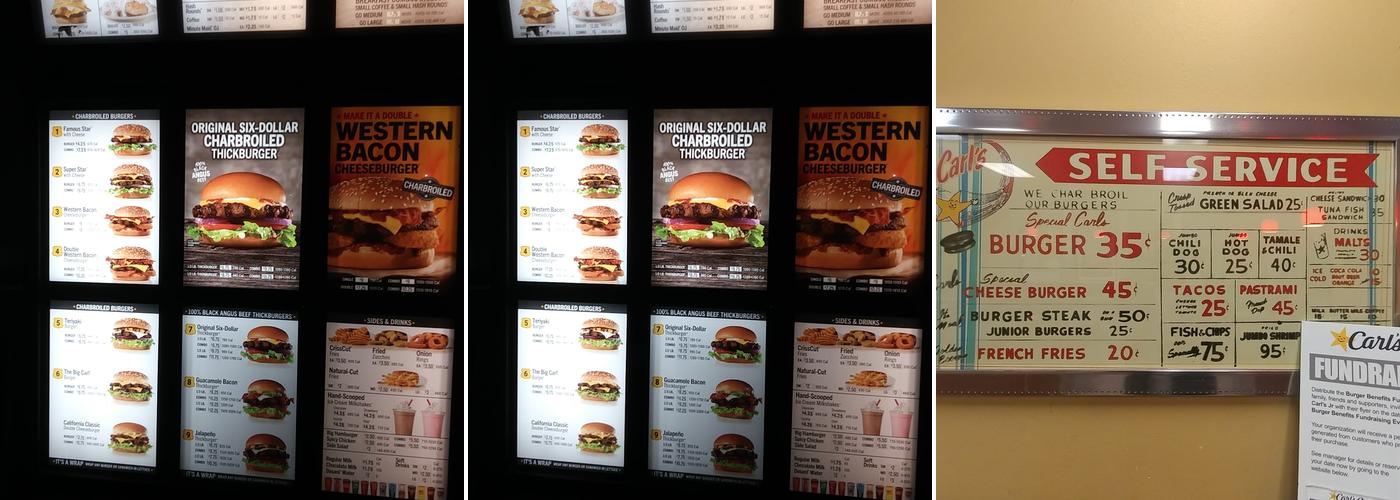 Carl’s Jr. Menu