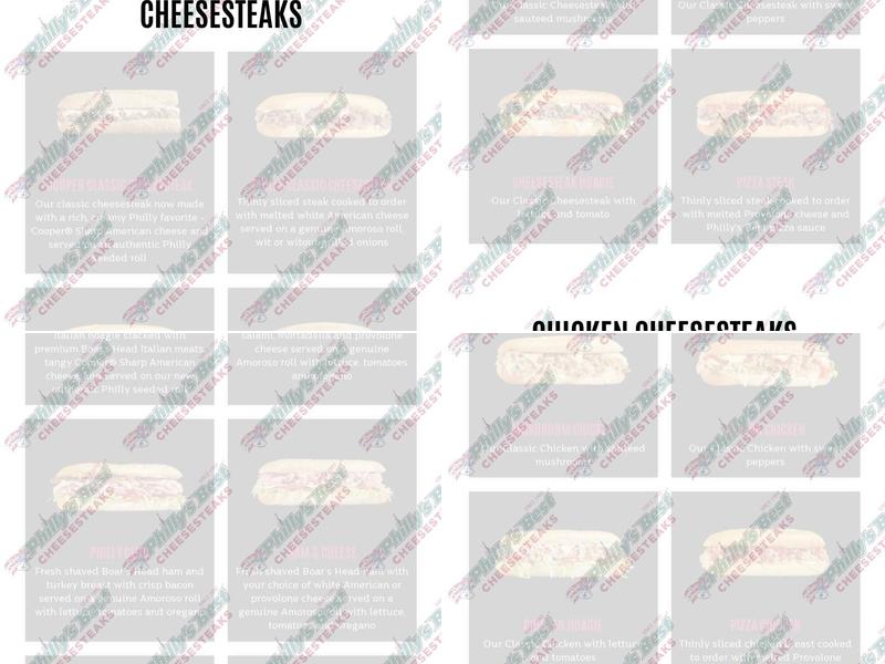 Philly's Best Menu