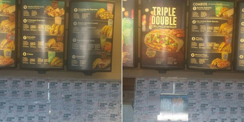 Taco Bell Menu
