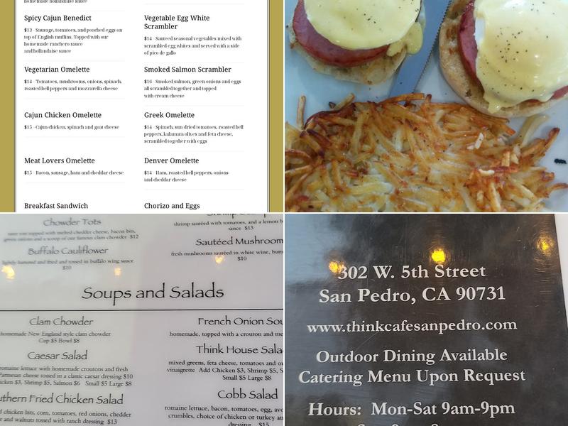 Think Cafe Menu