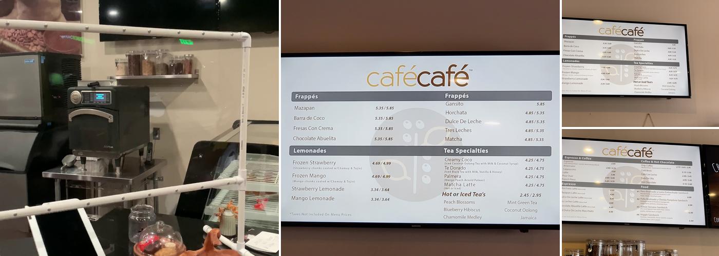 cafécafé Menu