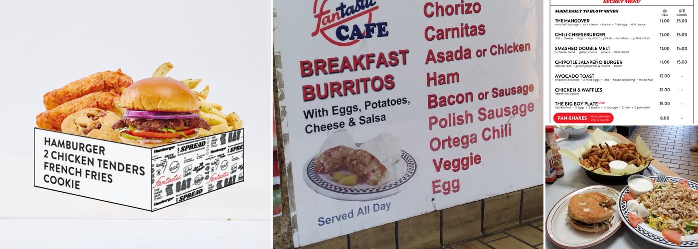 Fantastic Cafe Menu