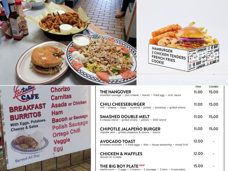 Fantastic Cafe Menu