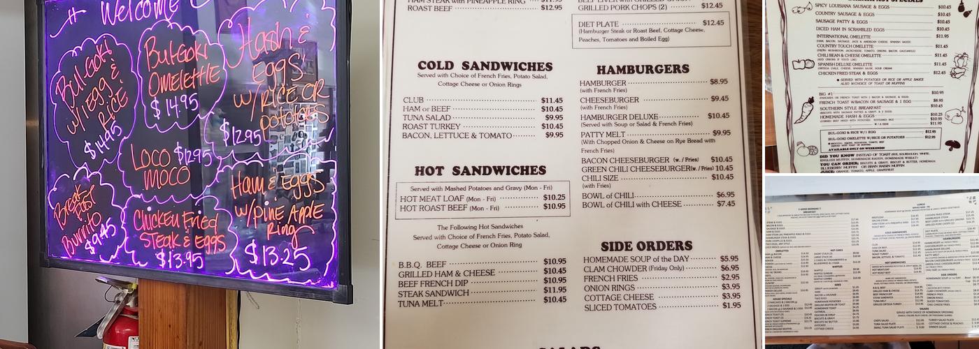 Country Touch Cafe Menu