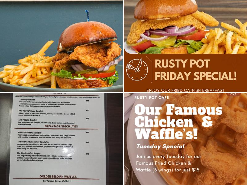 Rusty Pot Café Menu