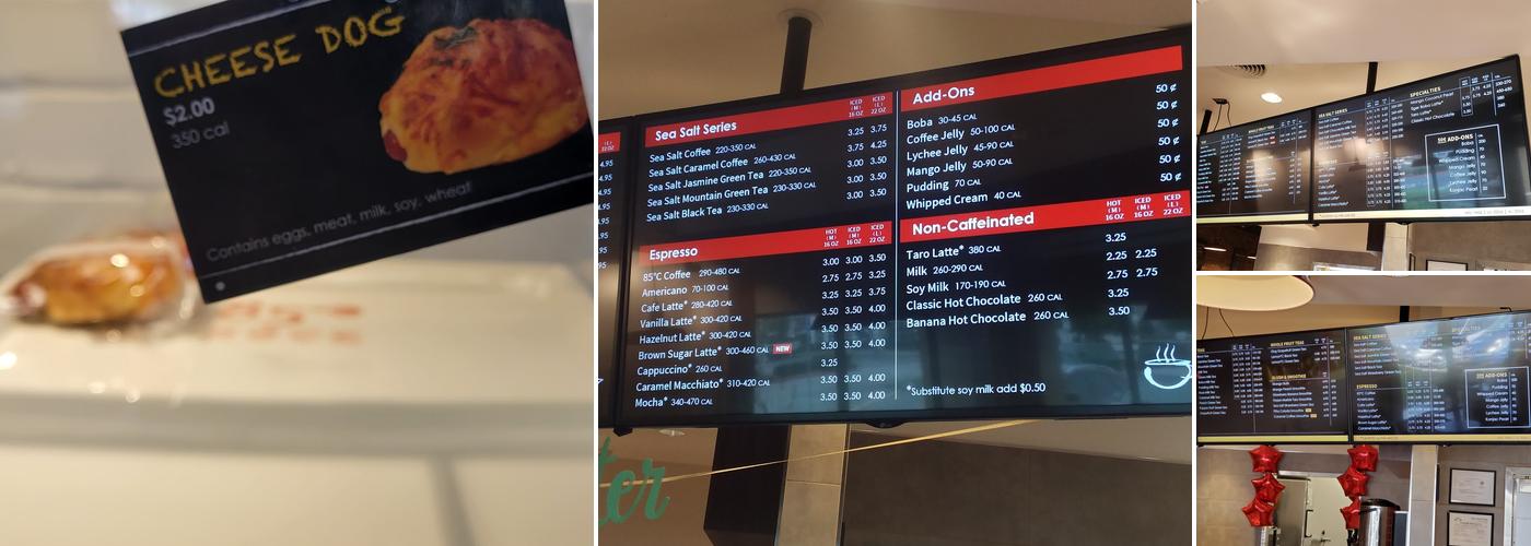 85C Bakery Cafe - South Gate Menu